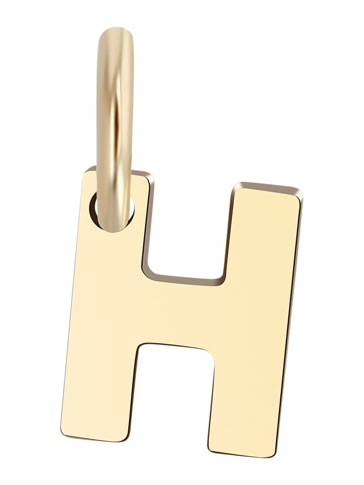 

Adeliás Кулон унисекс - кулон в виде буквы N, изготовленный из золота 375 пробы