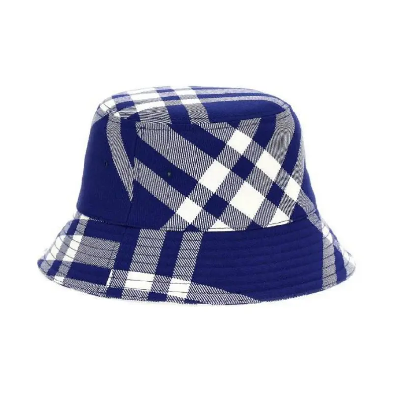 

Burberry Широкая шляпа с плоской тульей, Blue