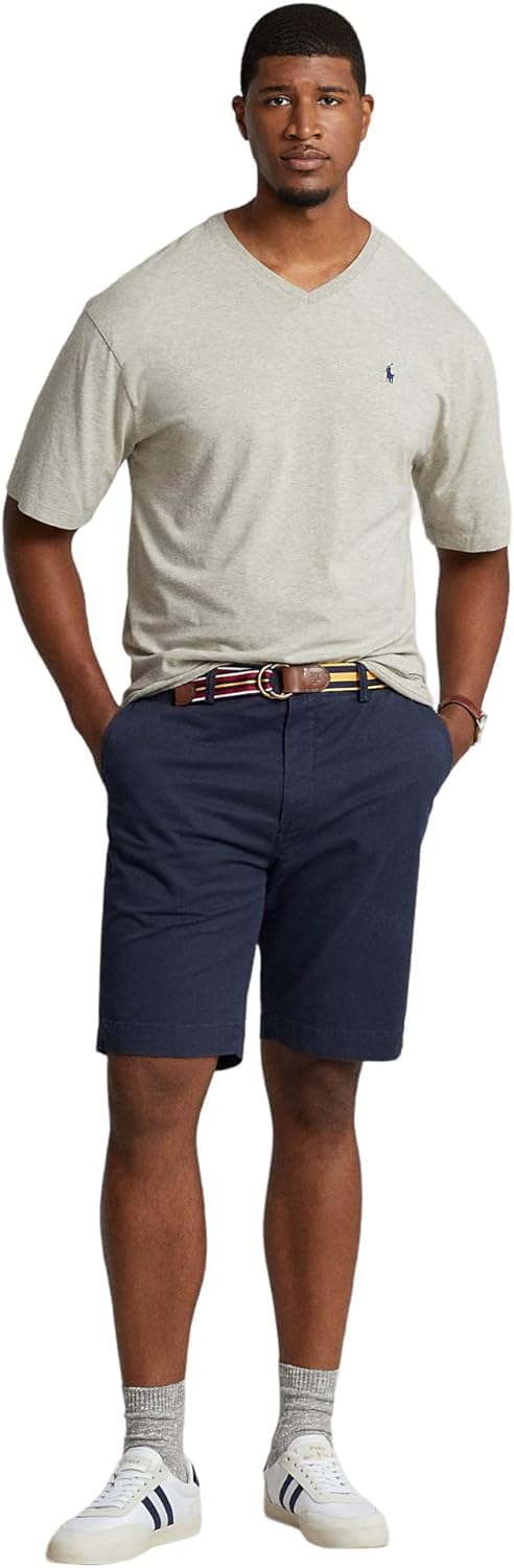 Polo Ralph Lauren мужские классические 6" эластичные шорты чинос, Ink Blue — фото 2