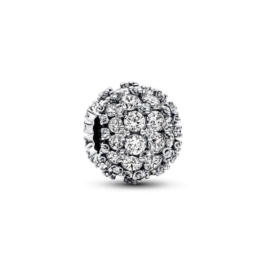 

Шарм Sparkling Pavé Round Pandora, стерлинговое серебро