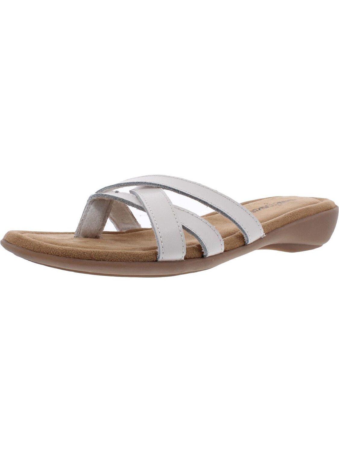 

Женские кожаные вьетнамки Sunny Minnetonka, белый