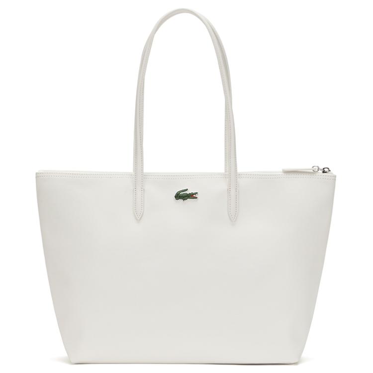 

LACOSTE ПВХ сумка шоппер, Ecru