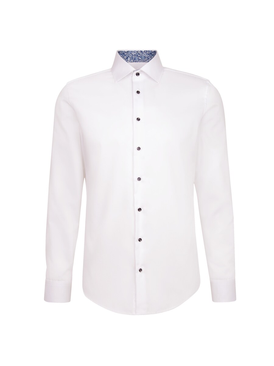 

Рубашка делового кроя Slim Fit SEIDENSTICKER Schwarze Rose, белый