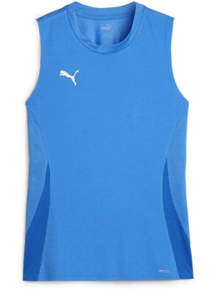 

Спортивная футболка TeamGoal Sleeveless Jersey Wmns синего цвета Puma