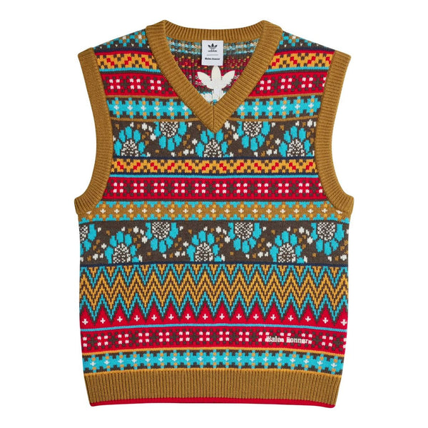 

Жилет x wales bonner knit vest 'multicolor' Adidas, мультиколор