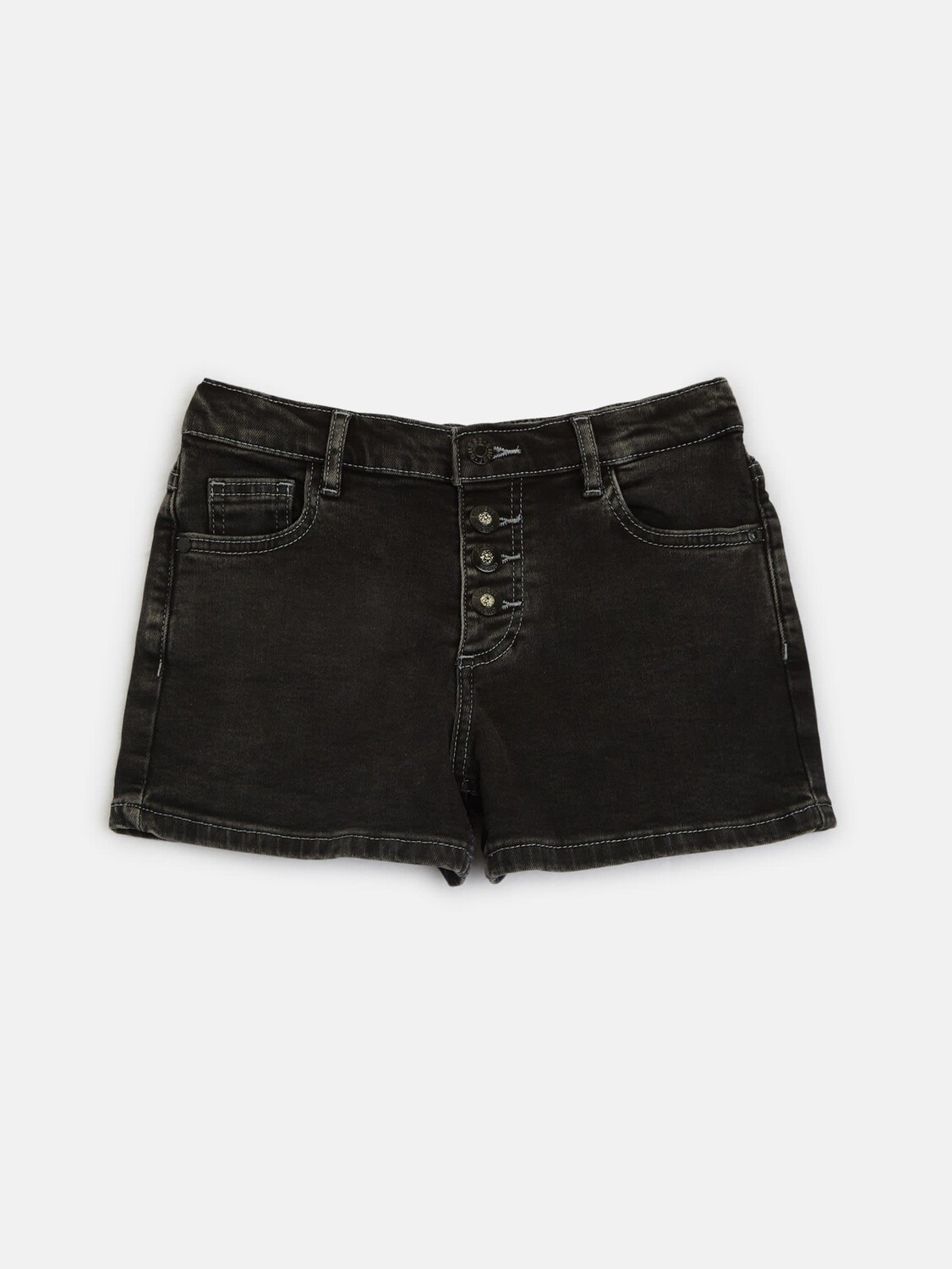 

Миланские шорты Bull (7-14) Guess Factory, цвет Characol Stone Girly Wash