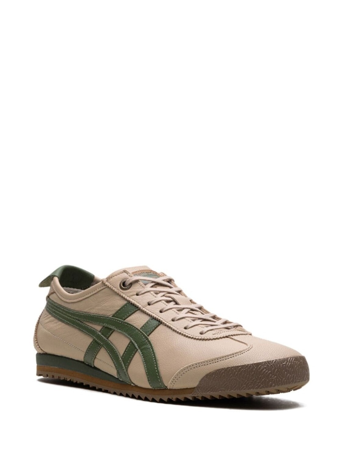 Кроссовки Onitsuka Tiger Tiger Mexico 66 SD "Бежевый/зеленый", серый — фото 2