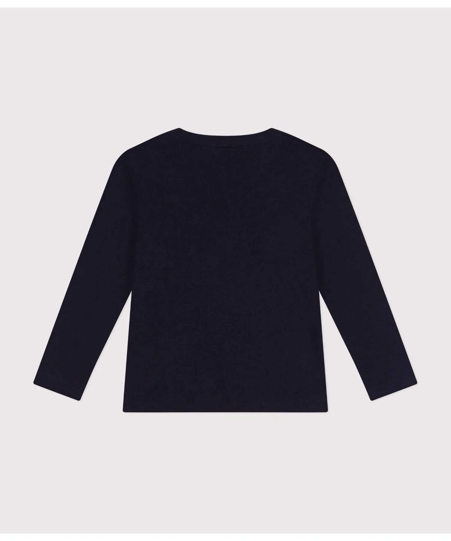 Детская футболка с длинным рукавом Petit Bateau из хлопка белого цвета — фото 4