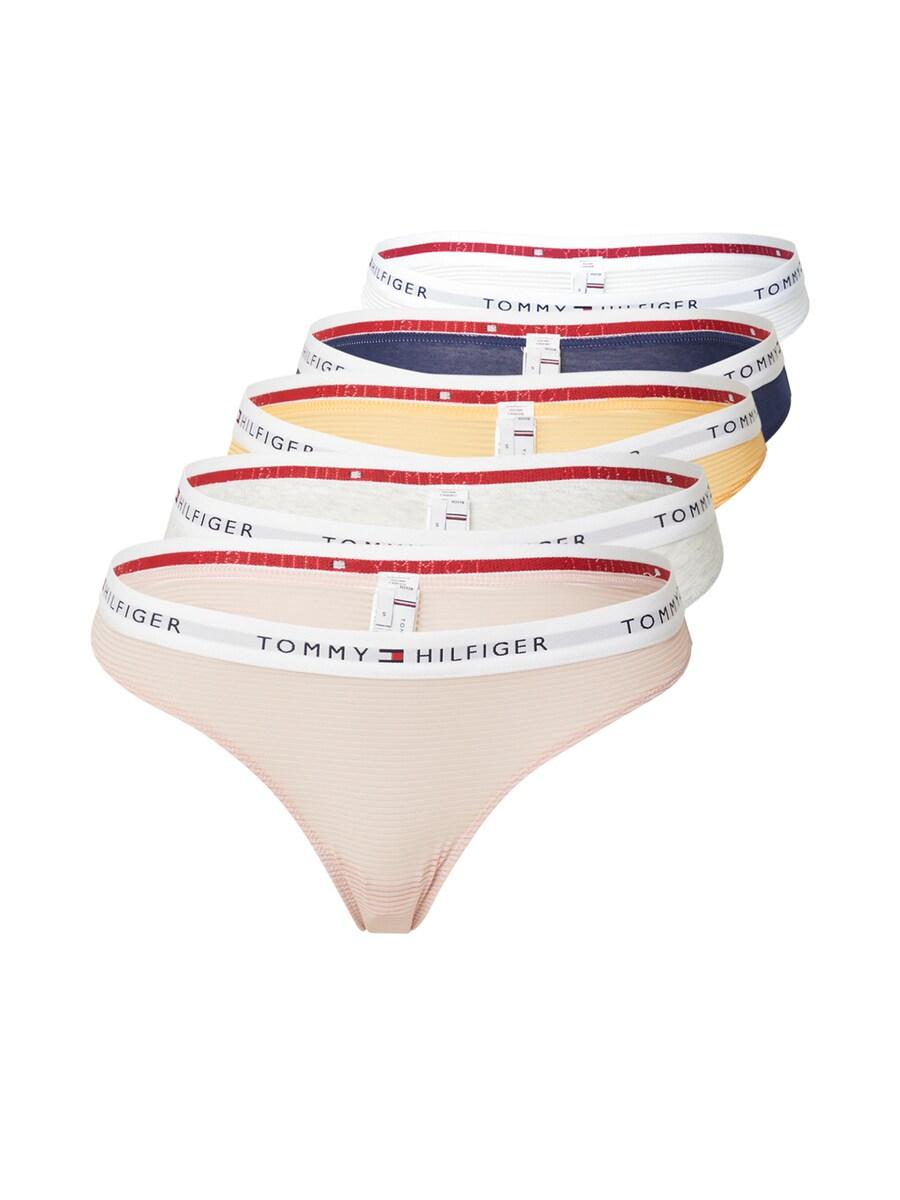 

Стринги Tommy Hilfiger Underwear Essential, Navy/Dark yellow/Grey/Light pink/White