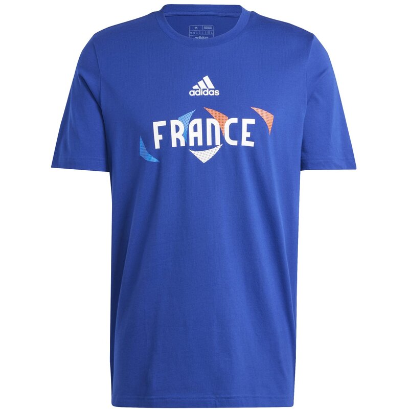 

Футболка болельщика сборной Франции по футболу Евро-24 Adidas, цвет mysink