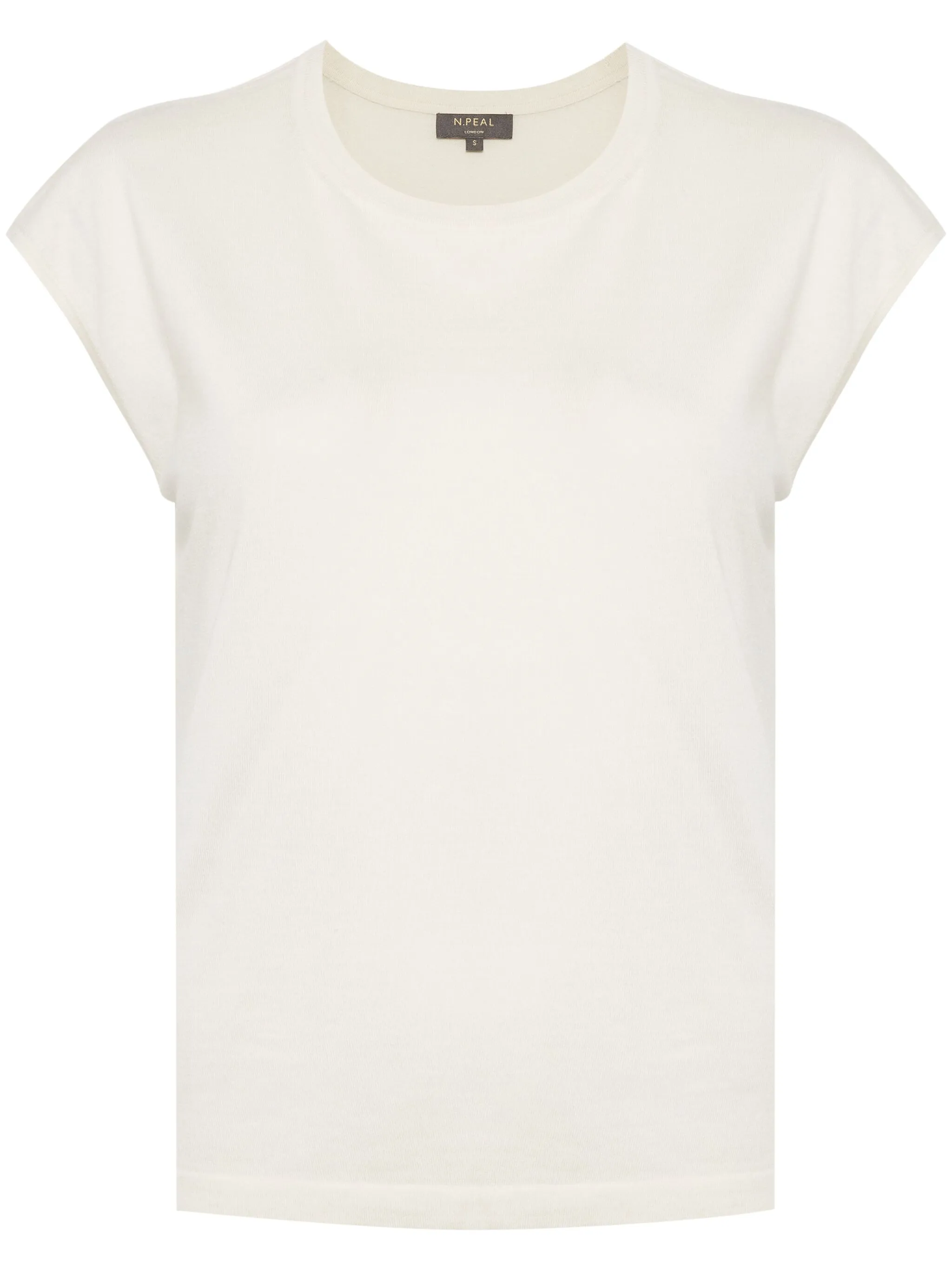 

Футболка с круглым вырезом N.Peal, нейтральный