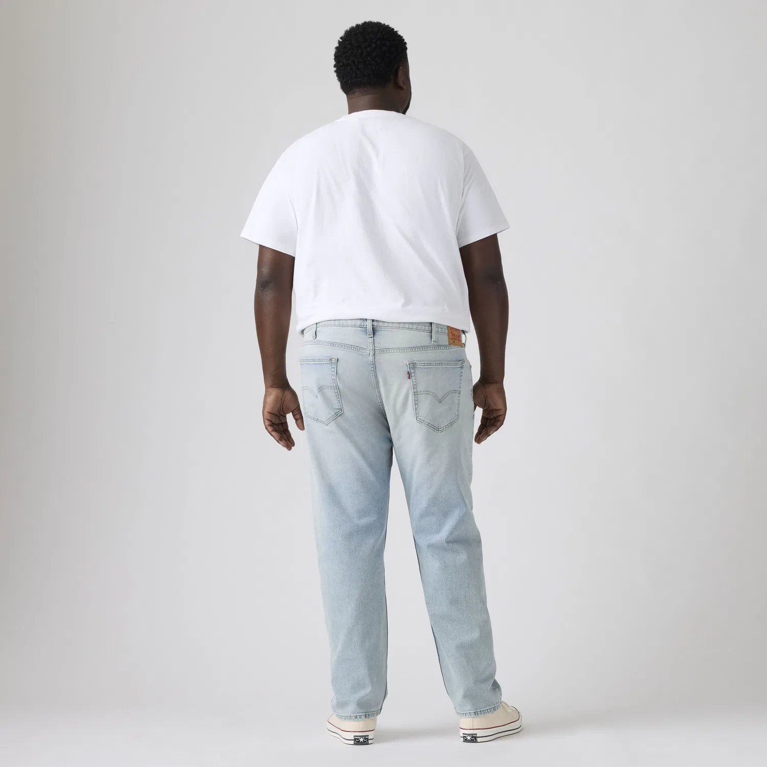 Мужские джинсы 502 зауженного кроя (большие размеры) Levi's, Light Wash — фото 3