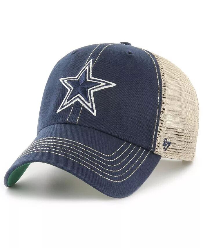 

Мужская темно-синяя регулируемая шляпа Dallas Cowboys Trawler Clean Up '47 Brand, синий