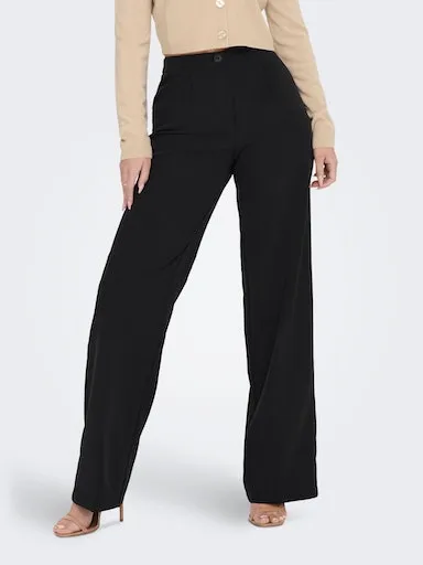 

Only костюмные брюки "ONLKIRA-MELLIE HW WIDE PANT PNT NOOS", черный