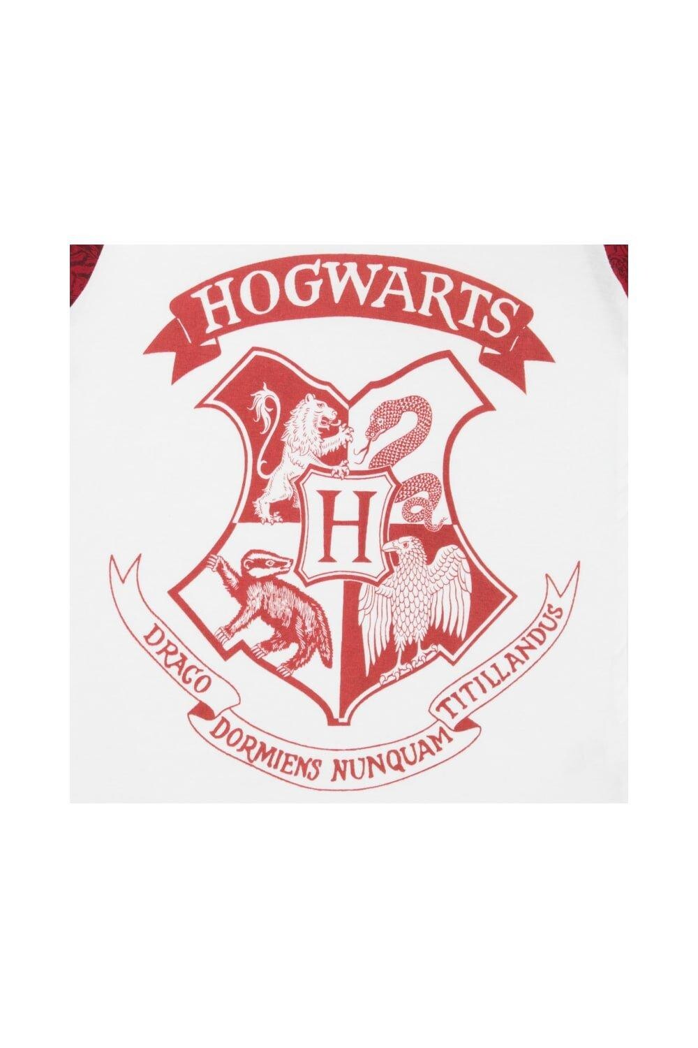 Пижама Хогвартса с короткими рукавами Harry Potter, белый — фото 3