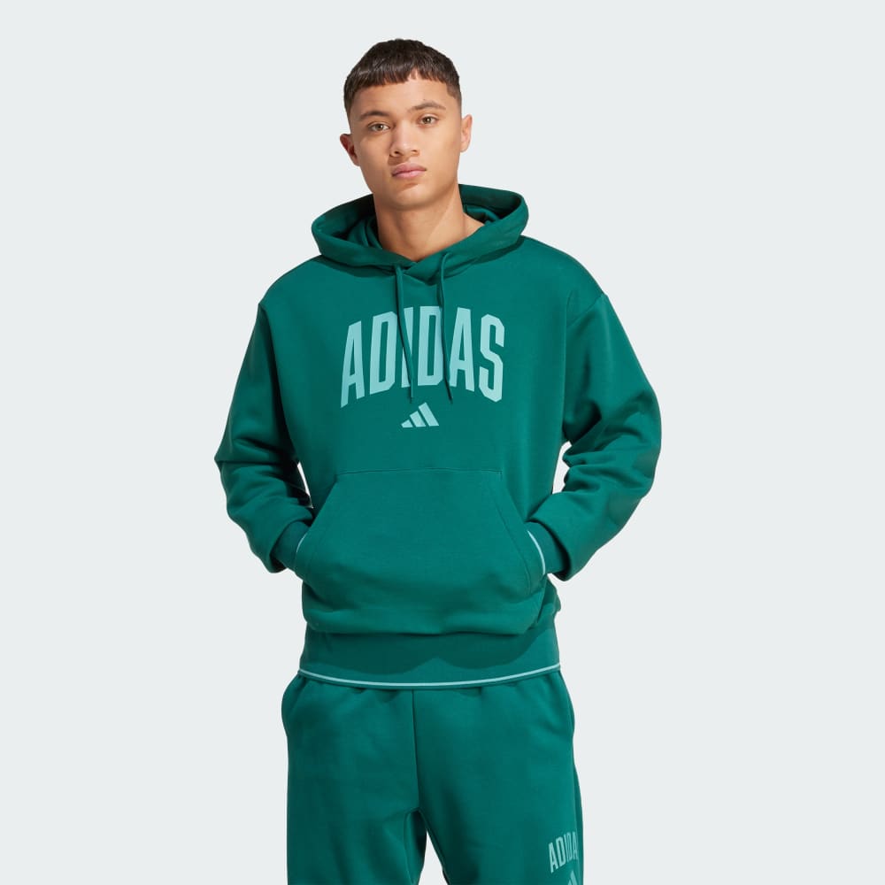 

Худи Adidas Collegiate Hoodie, цвет Collegiate Green/Powder Teal