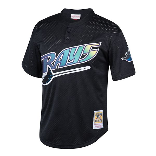 Футболка mitchell & ness wade boggs черная tampa bay rays cooperstown collection mesh batting practice Unbranded — фото 3