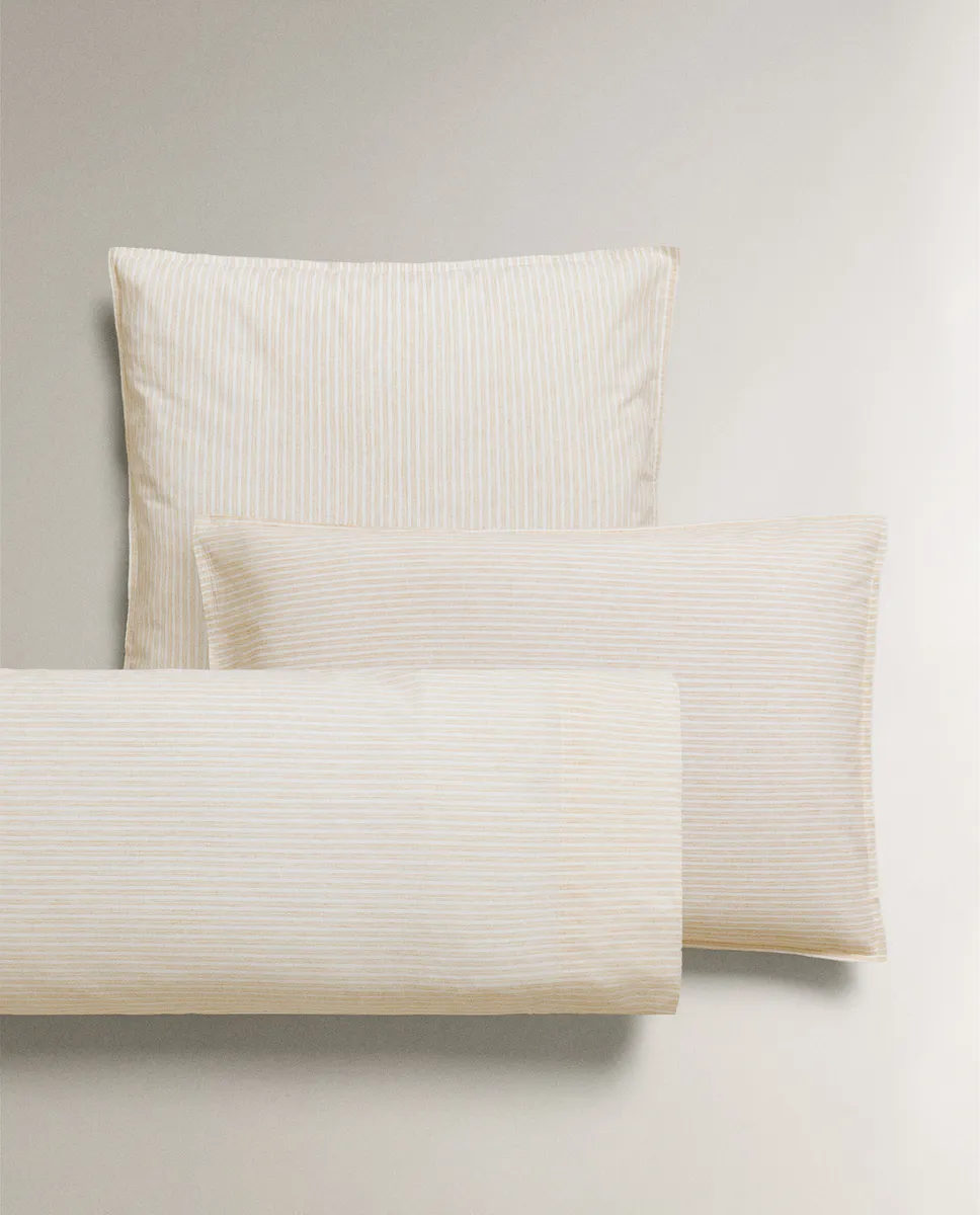 

Полосатая наволочка Zara Home, желтый