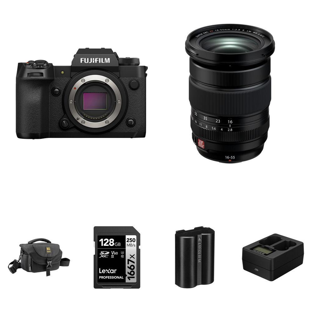 

Беззеркальная камера FUJIFILM X-H2 Mirrorless Camera with 16-55mm f/2.8 Lens and