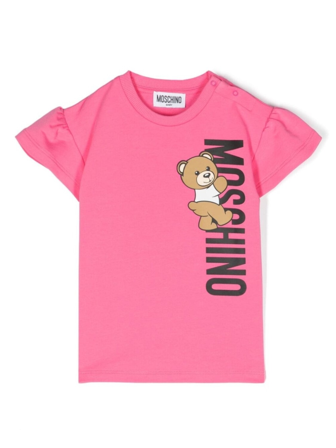 

Moschino Kids платье с логотипом, розовый