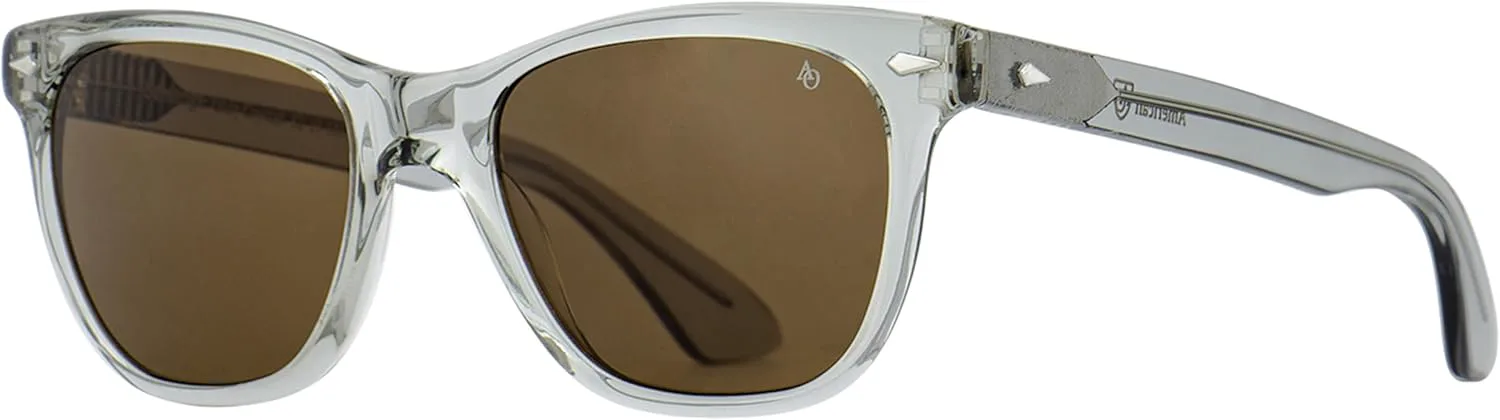 

Солнцезащитные очки American Optical Saratoga | Нейлоновые линзы AOLite | Доступны поляризованные и неполяризованные линзы, Gray Crystal / Cosmetan Brown