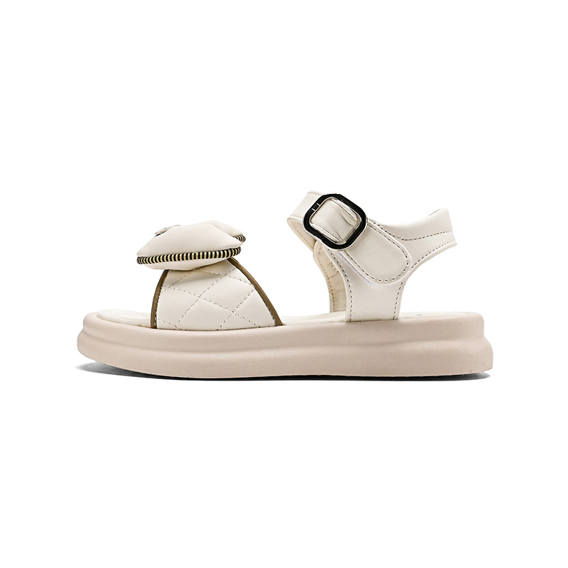 

Детские сандалии с противоскользящей подошвой, устойчивые к истиранию, дышащие, легкие, с амортизацией NEZHACHAOHAI, бежевый