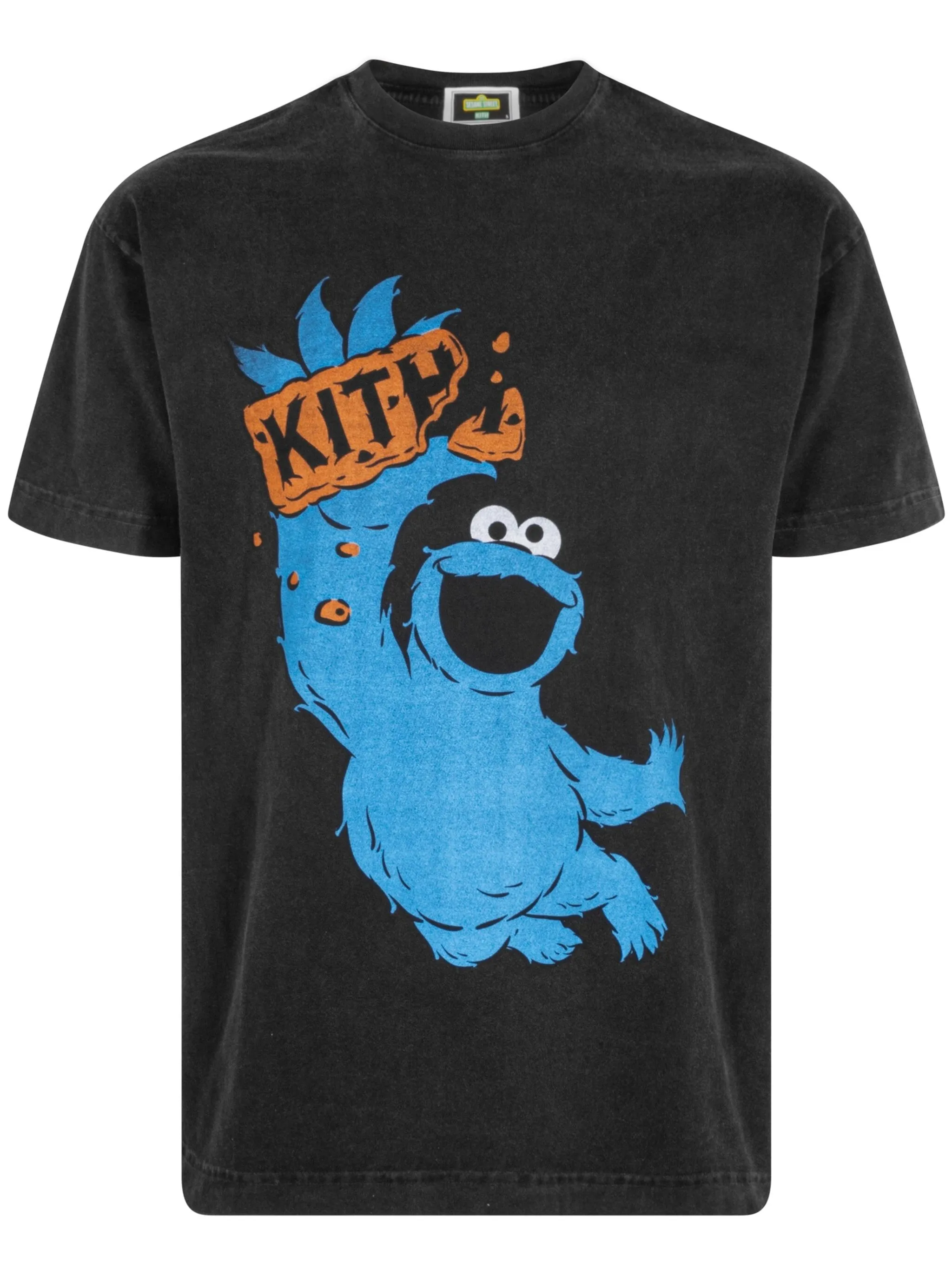 

Футболка Sesame Street Cookie Monster Kith, черный
