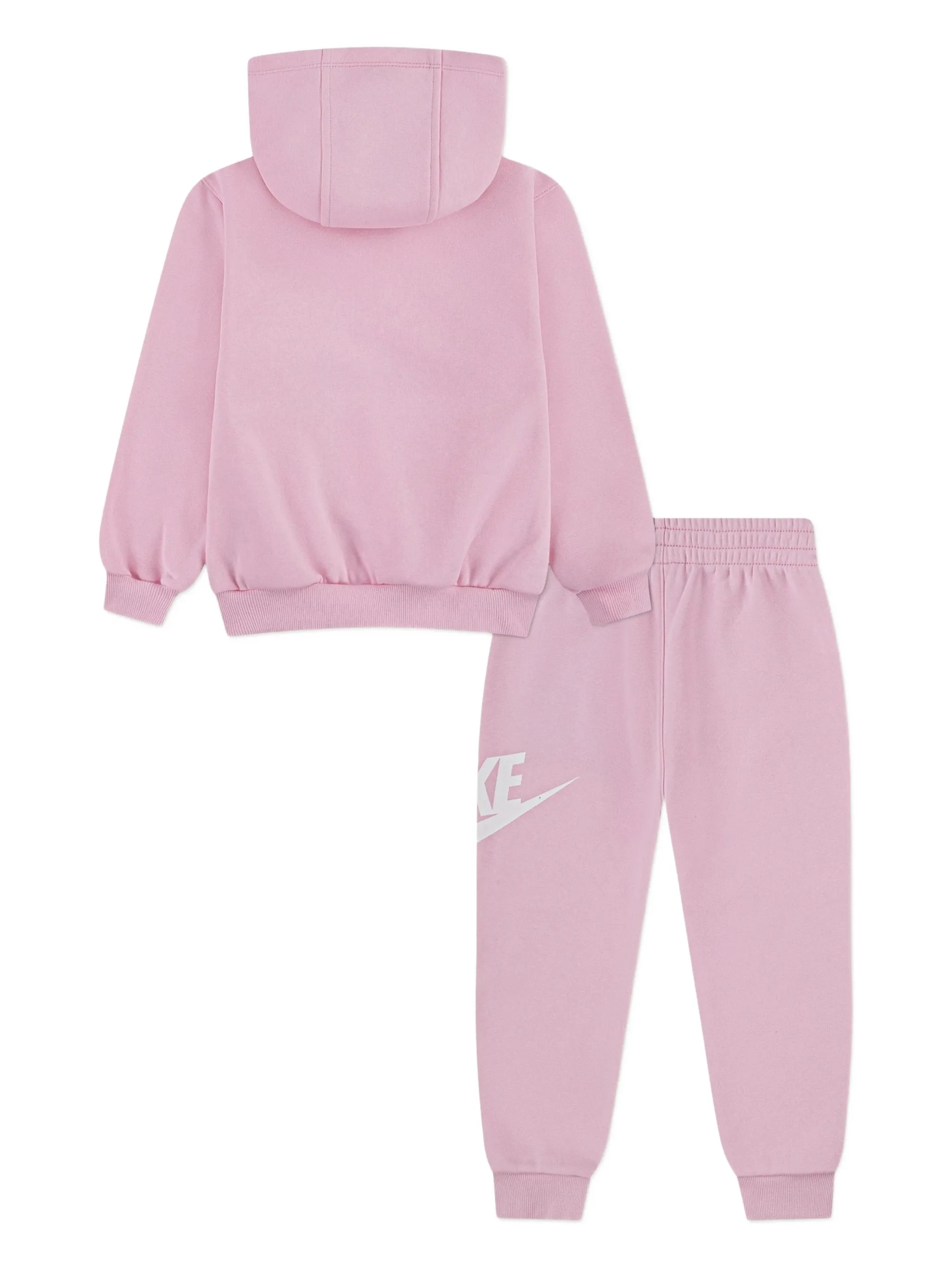 Спортивный костюм с капюшоном и логотипом Nike Kids, розовый — фото 2