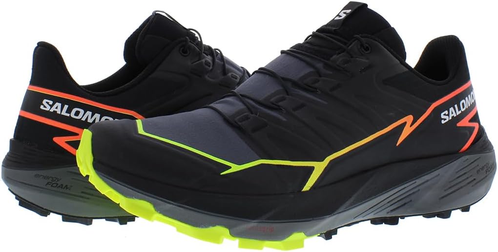 Кроссовки Salomon Mens Thundercross, Black/Quiet Shade/Fiery Coral-Black — фото 2