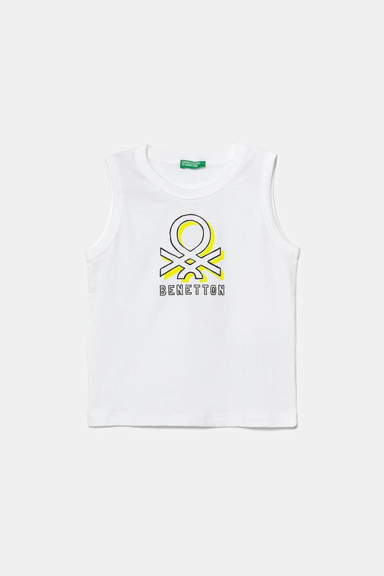 

Детская хлопковая футболка United Colors Of Benetton, белый