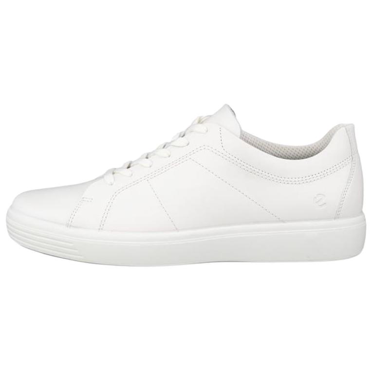 

Ecco Классические кожаные низкие скейтборд кроссовки мужские white