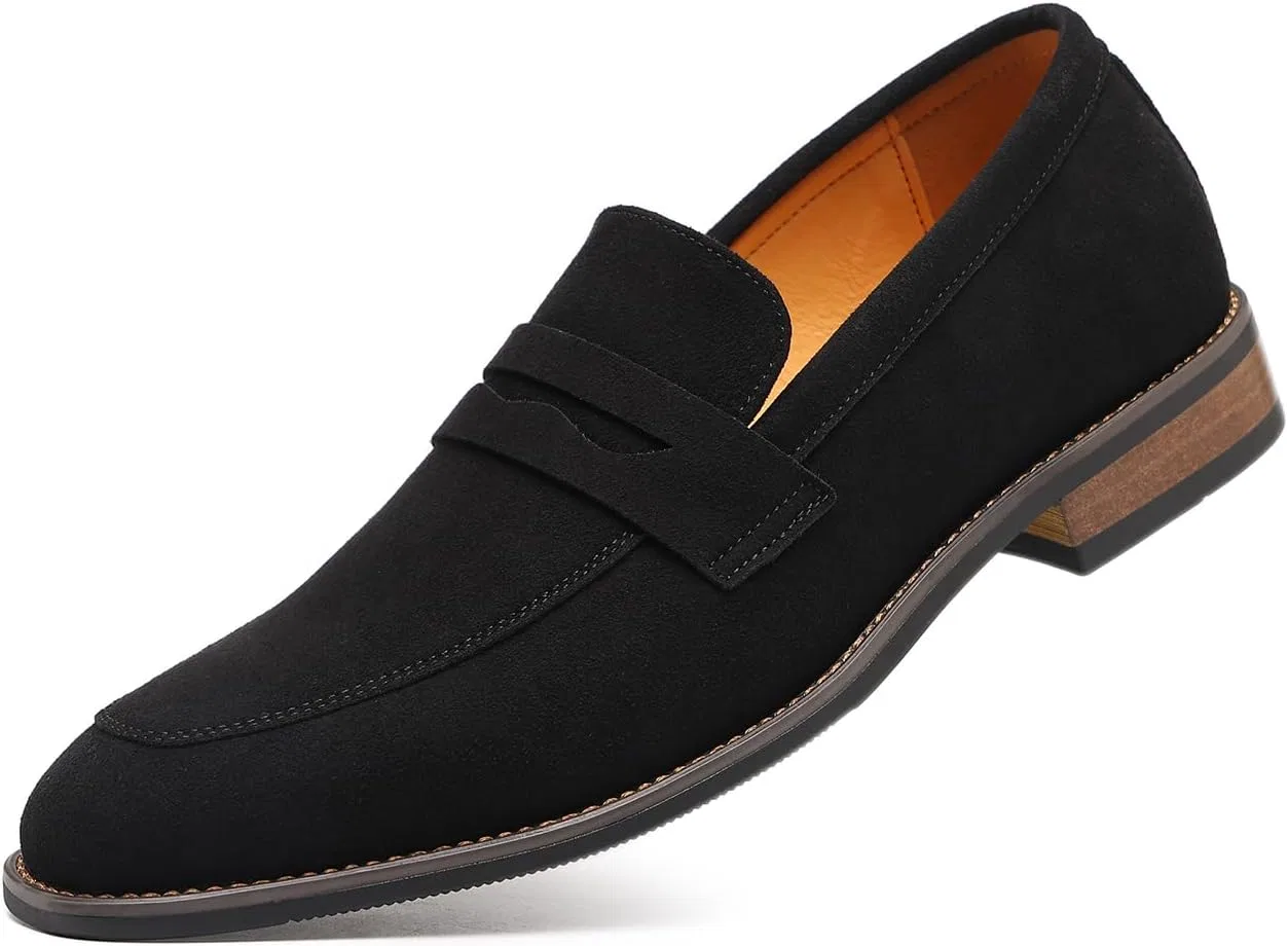 Лоферы кожаные Classic British Loafers, Black SJIUTLYUE