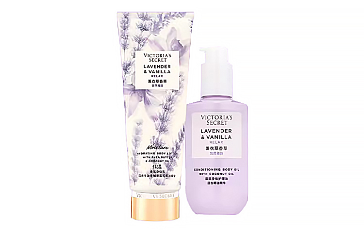 Набор Victoria's Secret Lavender & Vanilla: гель для душа, 236 мл + лосьон для тела, 236 мл — фото 3