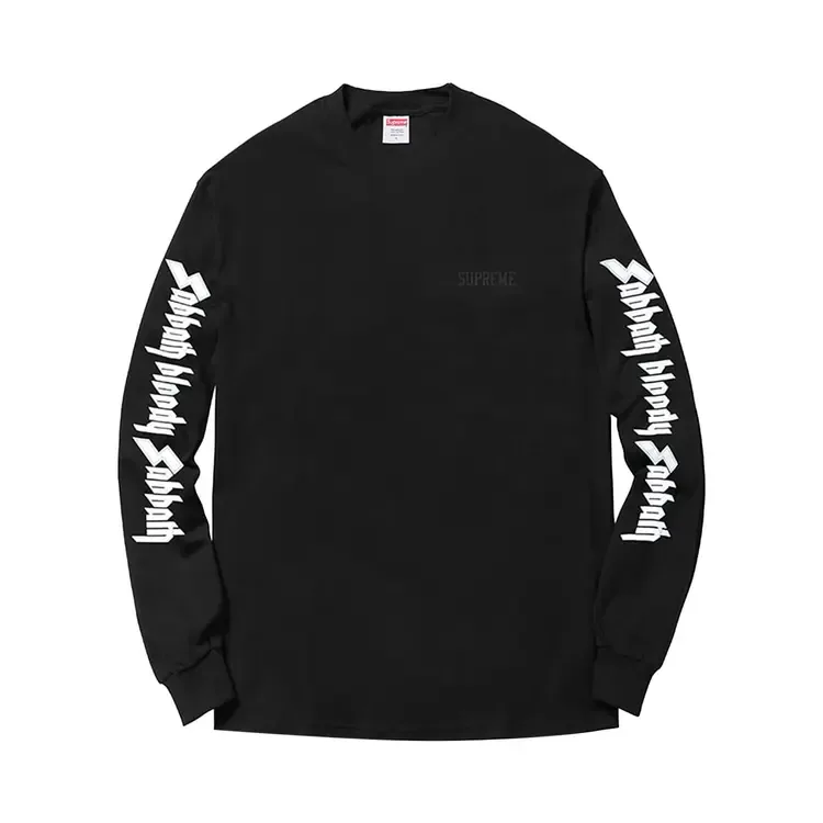 Футболка с длинными рукавами Supreme Black Sabbath, черная