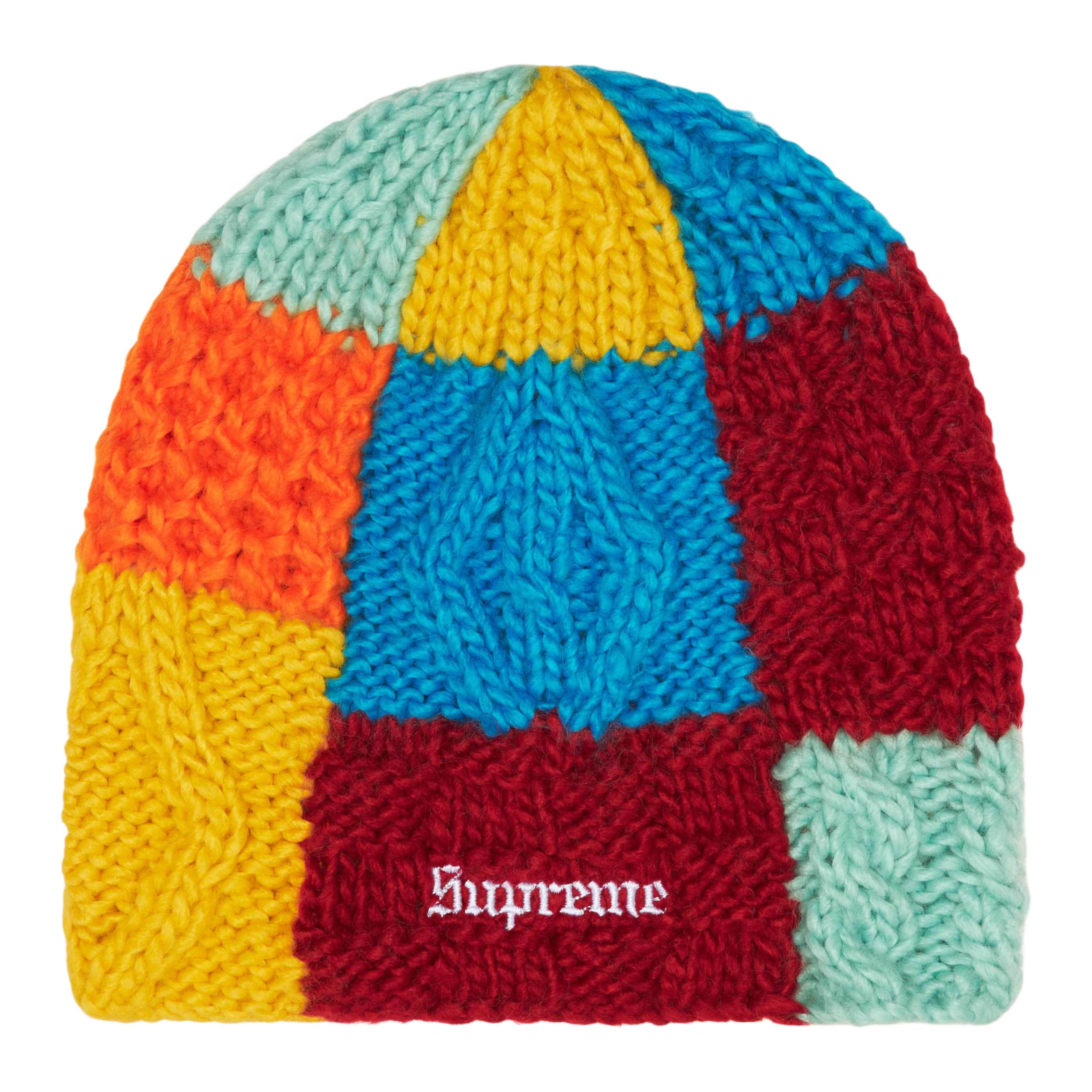 

Supreme Блокированная вязаная шапка, Multicolor