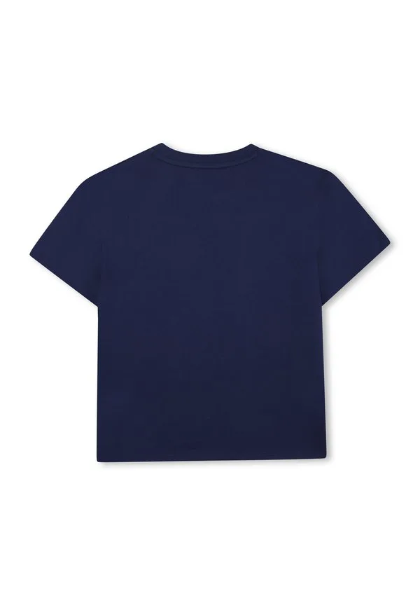 Футболка с принтом Kenzo Kids, Medieval Blue — фото 2