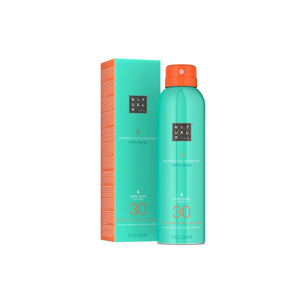 Солнцезащитный спрей the ritual of karma sun protection milky spray spf 30 Rituals, объем 200 мл — фото 2
