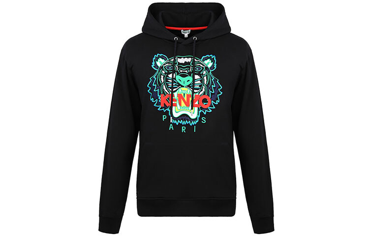 

Толстовка мужская Kenzo с принтом, черный / зеленый
