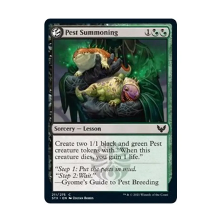 

CCG Призыв вредителя (С) (фольга), MTG - Strixhaven - School of Mages