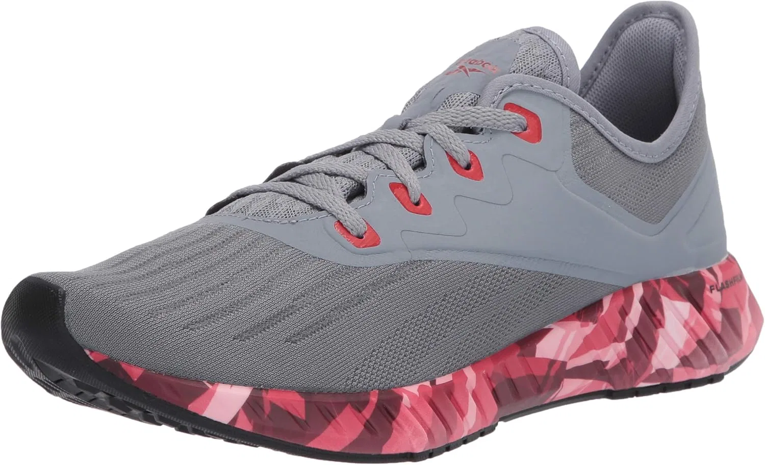 Мужские беговые кроссовки Reebok FLASHFILM 2.0 GR, цвет Cold Grey/Legacy Red