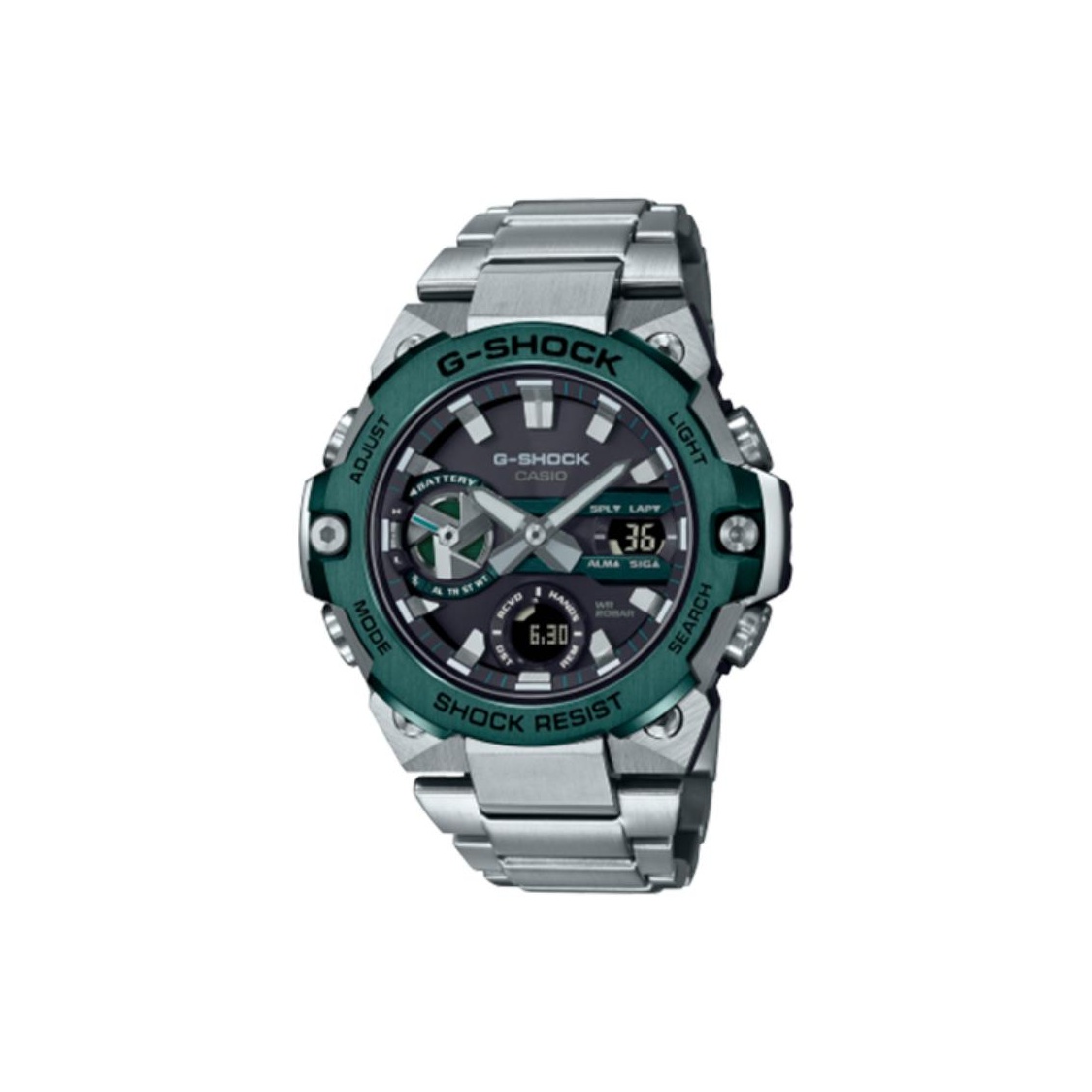 

CASIO Часы Men G-STEEL Series Black Watch GST-B400CD-1A3, Black Dial