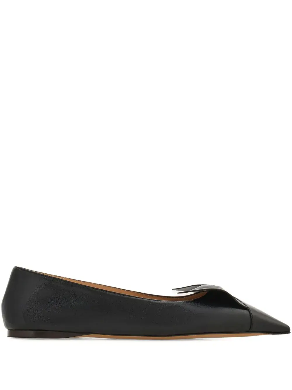 Балетки Bow Ferragamo, черный