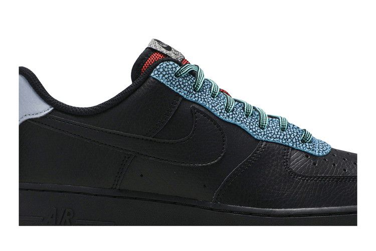 Кроссовки Nike Air Force 1 '07 LV8 4 'Black Obsidian Mist', черный — фото 3