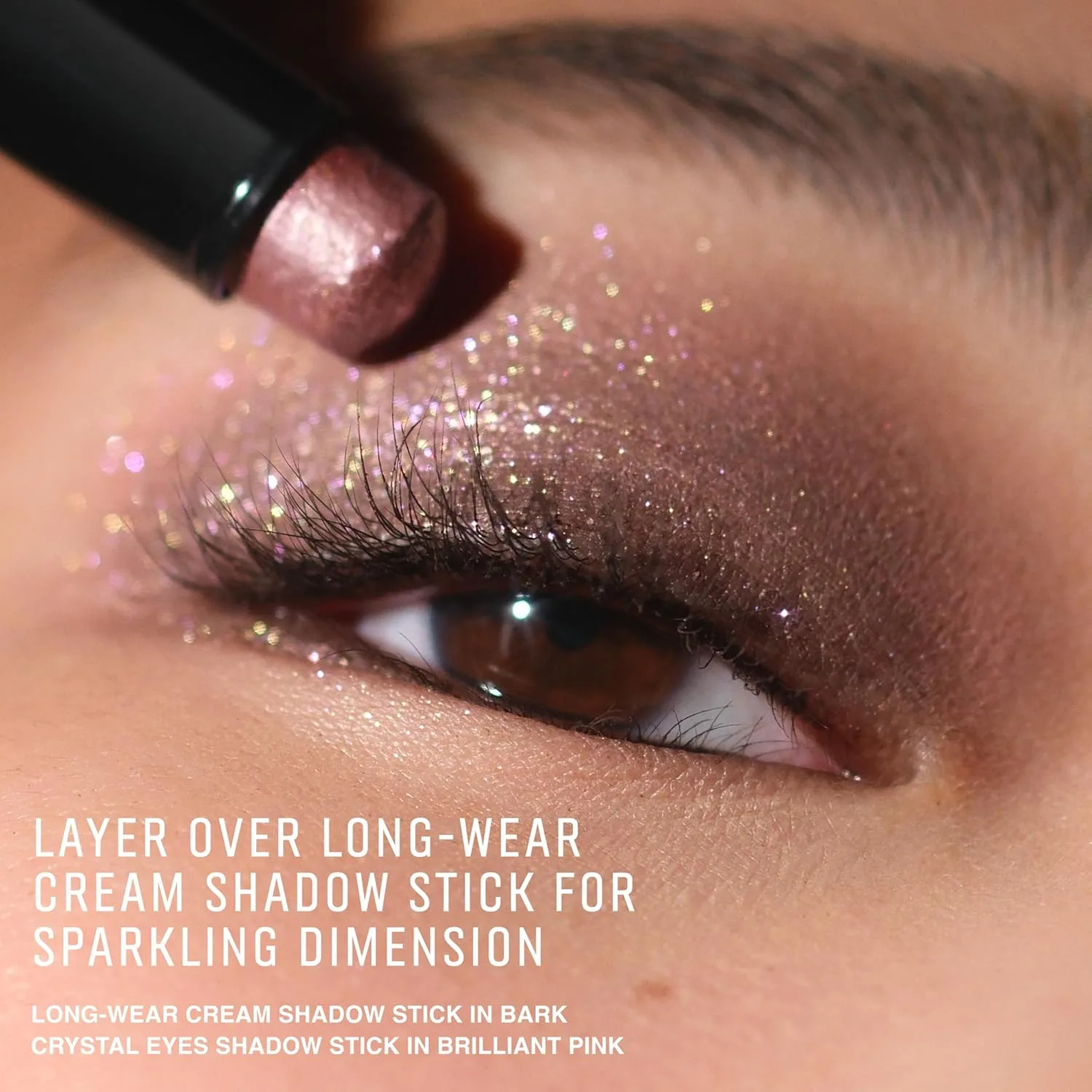 Кремовые мерцающие тени-карандаш Bobbi Brown Crystal Eyes | Легко наслаиваемые тени-карандаш с длительной стойкостью до 12 часов и мерцающим финишем., 03 Brilliant Honey (A sparkling gold with multi-colored pearl) — фото 4