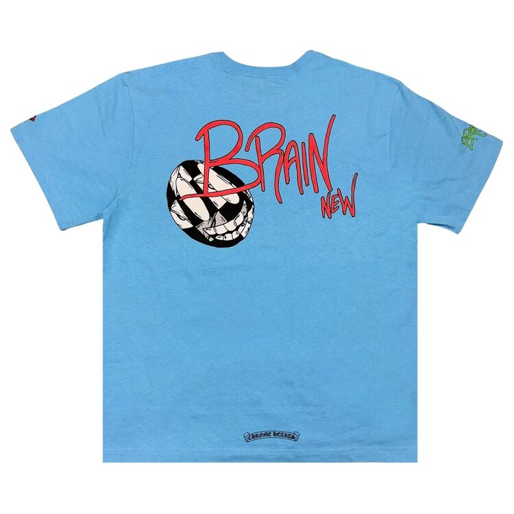 Футболка Chrome Hearts Matty Boy Brain New Tee, цвет Baby Blue — фото 2