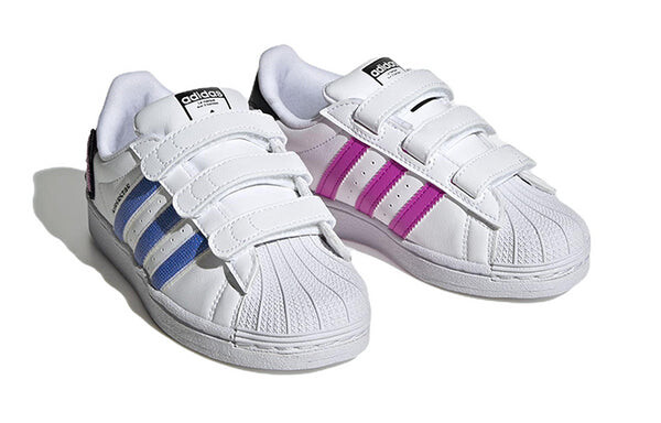 Кроссовки суперзвезда обувь Adidas, белый — фото 3