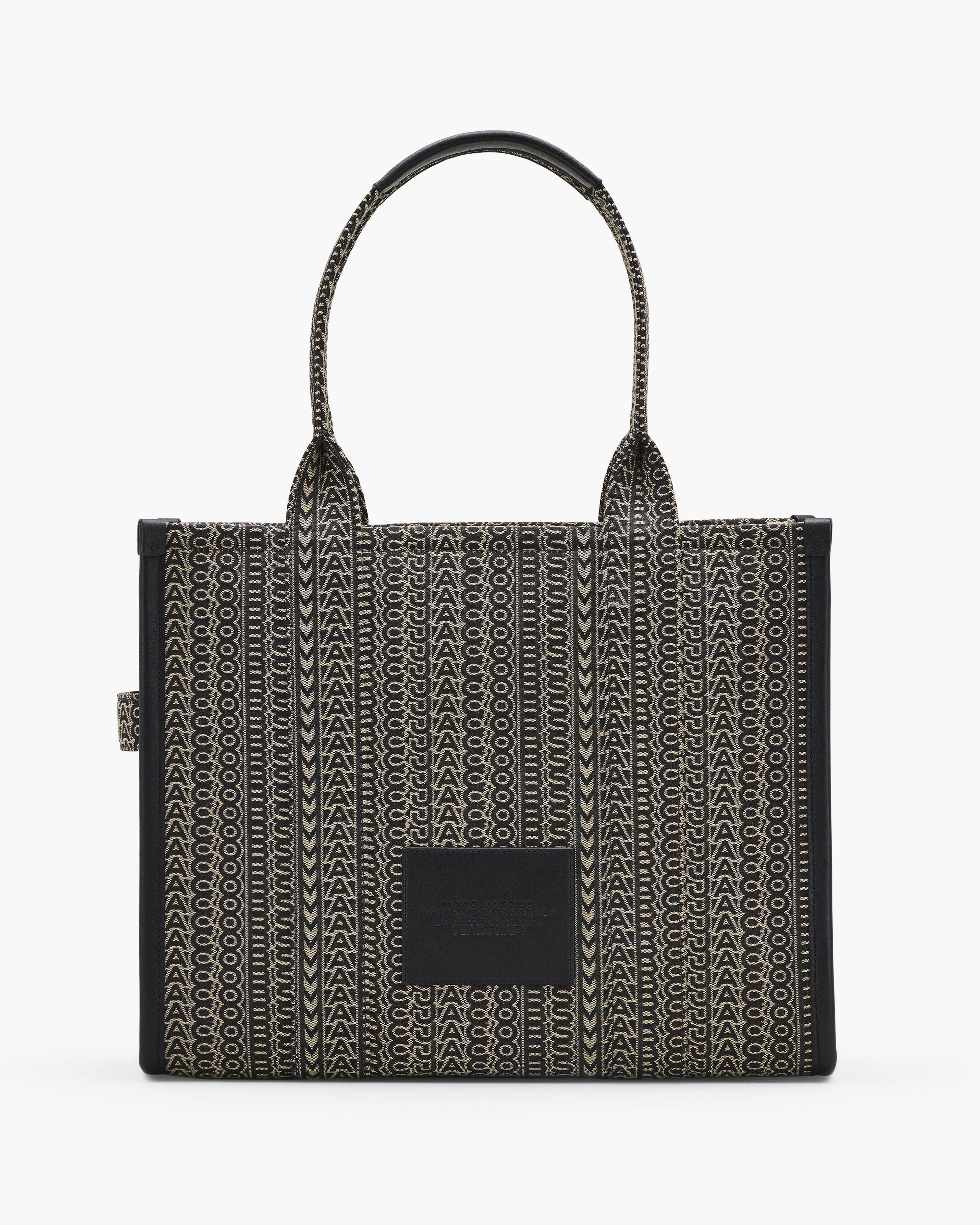 Большая сумка-тоут с монограммным жаккардом Marc Jacobs, цвет Beige Multi — фото 3