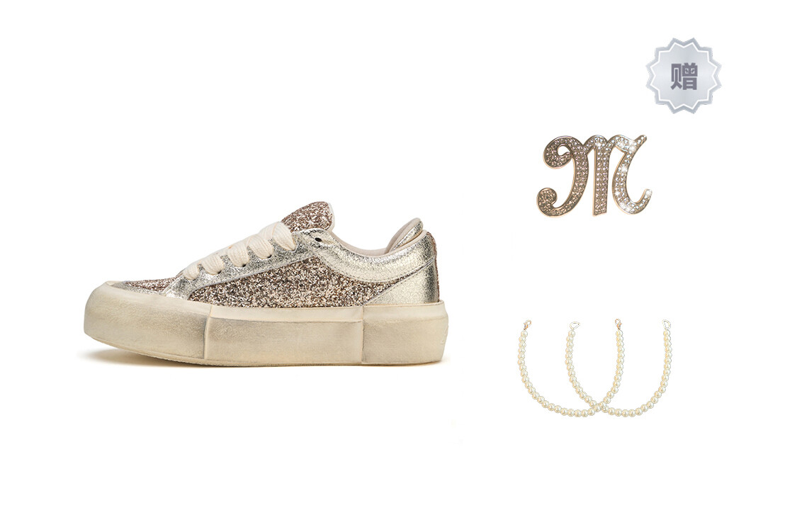 

Кроссовки MATNUT Skateboarding Shoes Unisex Low-top Champagne Gold, золотой, Желтый, Кроссовки MATNUT Skateboarding Shoes Unisex Low-top Champagne Gold, золотой