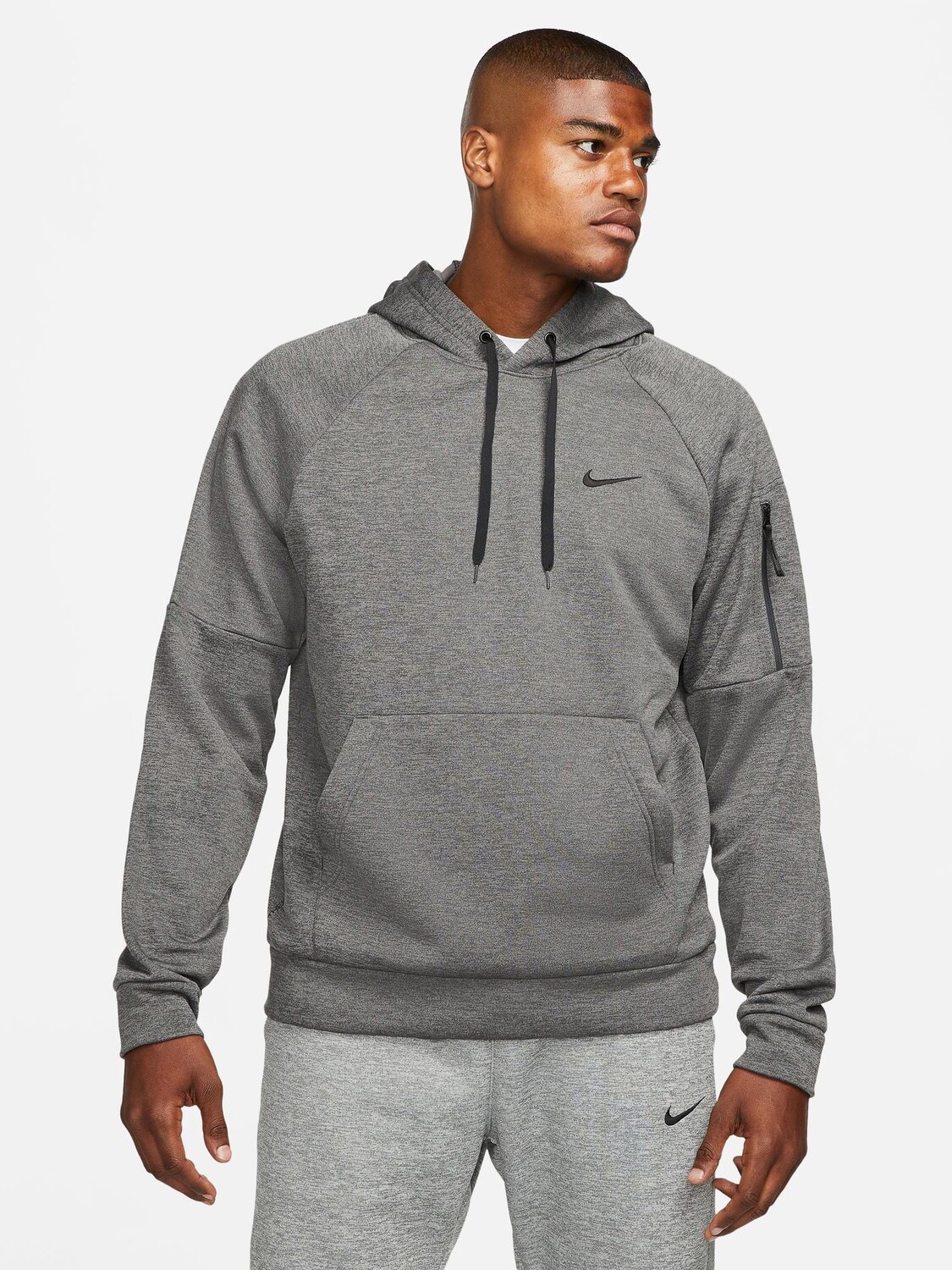 

Толстовка Nike M NK TF HD PO, серый