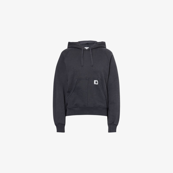 

Худи Carhartt Wip Hudson с лого-патчем, черный